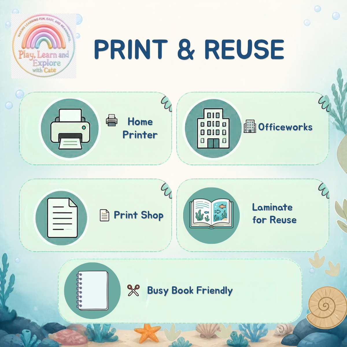 Ocean Animals Numbers 1–10 Workbook (Ages 2+)